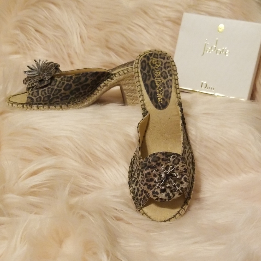 Animal Print Mule
